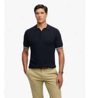 superdry para hombre m1110458a polo texture marino l casual algodon manga corta