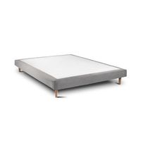 sommier rigide 15 ascot  taupe conica 190 x 80 cm