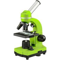 microscopio escolar biolux sel bresser junior - verde