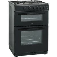 logik lftg60b16 gas cooker - black black