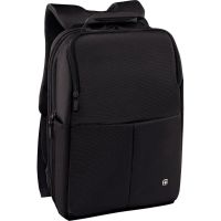 mochila wenger reload 14 negra con rapidas y compartimentos