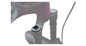 Tapa hsc oak forkcap hsc para horquilla fox plata