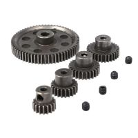 engranajes diferenciales de metal de transmision de 17t 21t 26t 29t 64t para motor de coche rc hsp 110 camiones motos p