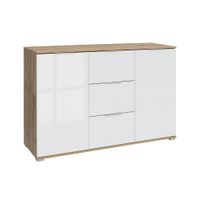 bufe 2 puertas 3 cajones tableros de aglomerado laminados blanco