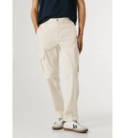 pepe jeans para hombre pm2100078 pantalon regular utility cargo blanco roto 30 casual algodon