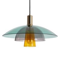 lampara colgante cristal dolly multicolor