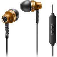 philips she9105 headphones - brass