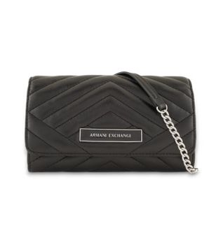 A|X Armani Exchange para mujer. 9484814R74200020 Bolso Pocket negro (OSFA), Casual, Fiesta, Poliéster