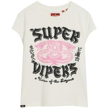 Superdry Camiseta T-shirt à motif fantaisie et manches courtes para mujer
