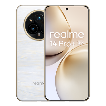 Teléfono - realme 14 Pro Plus 5G Smartphone, Versión Europea, Cámara Sony 3X Periscope OIS, Gran Batería 5260mAh, Diseño sensible al frío que cambia de color, Pantalla de curva cuádruple sin bisel,