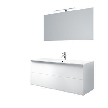 Composición Baño 4 Piezas Igea Blanco Mate En Mdf