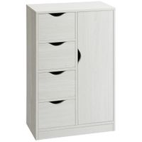 armario de salon 54x29x83 cm blanco