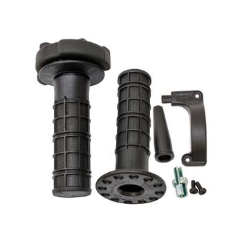 Acelerador 22mm monocable Tommaselli Off Road puños negros