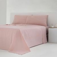 juego de sabanas noa nude percal algodon  200 hilos 280x260 cama 200