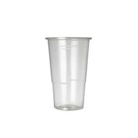 value flexiglass 12 pint clear plastic glass pack 50