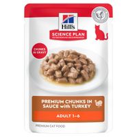 hills science plan adult - pavo 48 x 85 g - pack ahorro