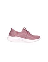 zapatillas skechers ultra flex 30-brill mujer mauve knitpink trim