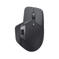 raton rapoo inalambrico 4000 dpi bluetooth multi-modo carga inalambrica negro