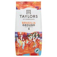 taylors of harrogate cafe brasilia roast 4 ground coffee