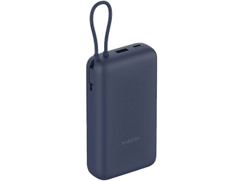 Powerbank - Xiaomi PB2030MI, 20000 mAh, 1x USB-C, USB-A, 33W, Cable Integrado, Azul