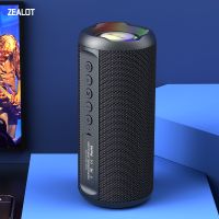 zealot-s46 altavoz bluetooth portatil de 10w para exteriores mini caja de columna tws inalambrica impermeable altavoz bt52 tarjeta tf para exteriores