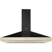 farmhouse 90 chimney cooker hood - cream  black cream