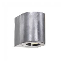 aplique de exterior galvanizado led canto 2 2x6w