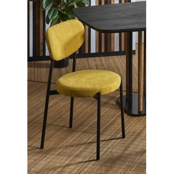 Silla Maui Mostaza 45x45x85 Cms