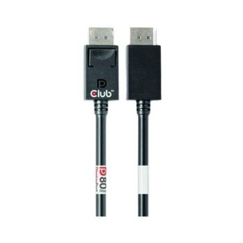 Cable DisplayPort 2.1 Club 3D Bidireccional 4K 240Hz Negro 1.2M
