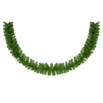 Guirnalda De Navidad, Espumillón Verde, Pvc Y Pe, 5m, Verde Oscuro