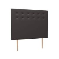 la web del colchon -cabecero tapizado siros big para cama de 150 160 x 165 cms chocolate