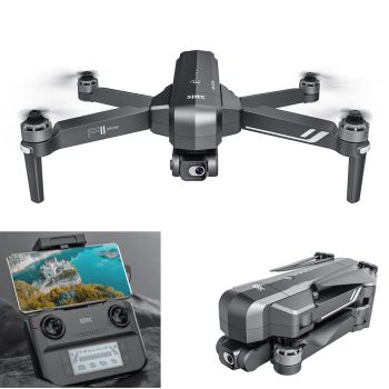 SJRC F11S 4K PRO+ GPS 6KM 5G Repetidor USB FPV Digital con cámara 4K HD EIS,gimbal autoestabilizador de 2 ejes,dron RC p
