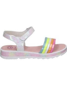 Sandalias Para Niña Pablosky 431304 Blanco Y Multicolor 32