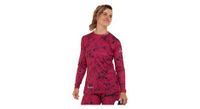 maillot race de manga larga para mujer rojo