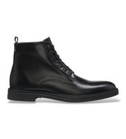 boss para hombre 50573364 botines de piel calev negro 45 plano cordones casual