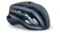 casco met trenta mips azul marino   plata mate
