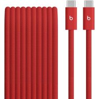 cable beats usb-c a usb-c 240 w trenzado 3 m rojo fuego