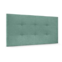 cabecero de tela aqualine capitone 110x60cm camas 105 - verde agua