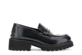 mocasines de piel cepillada black 41