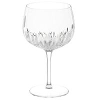 copa de coctel de vidrio transparente