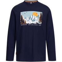 trespass camiseta manga larga edwardo para hombre
