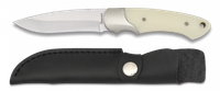 cuchillo de monte martinez albainox con mango abs hoja de acero inoxidable de 95 cm incluye funda de polipiel 32199