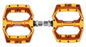 Par de pedales planos ht components spider af03 naranja