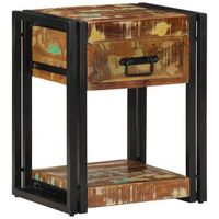vidaxl armario de noche 2 uds multicolor 40 x 35 x 50 cm