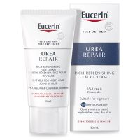 eucerin urearepair rich replenishing face cream with 5 urea 50ml