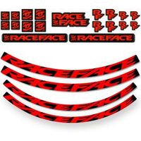 race face kit adhesivos ruedas medium red