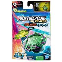 beyblade burst quadstrike - kit inicial con top chain kerbeus k8 - figura - beyblade  - 8