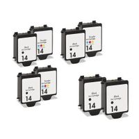 compatible multipack hp officejet d145 printer ink cartridges 8 pack -c5011de