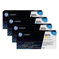 original multipack hp colour laserjet cp5225 printer toner cartridges 4 pack -ce740a