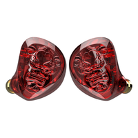 auriculares intrauditivos tangzu wanersg ii red lion con un solo controlador dinamico y diseno ergonomico y seguro para el molde auricular